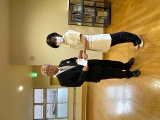 毛呂山町社会福祉協議会へ寄付しました。